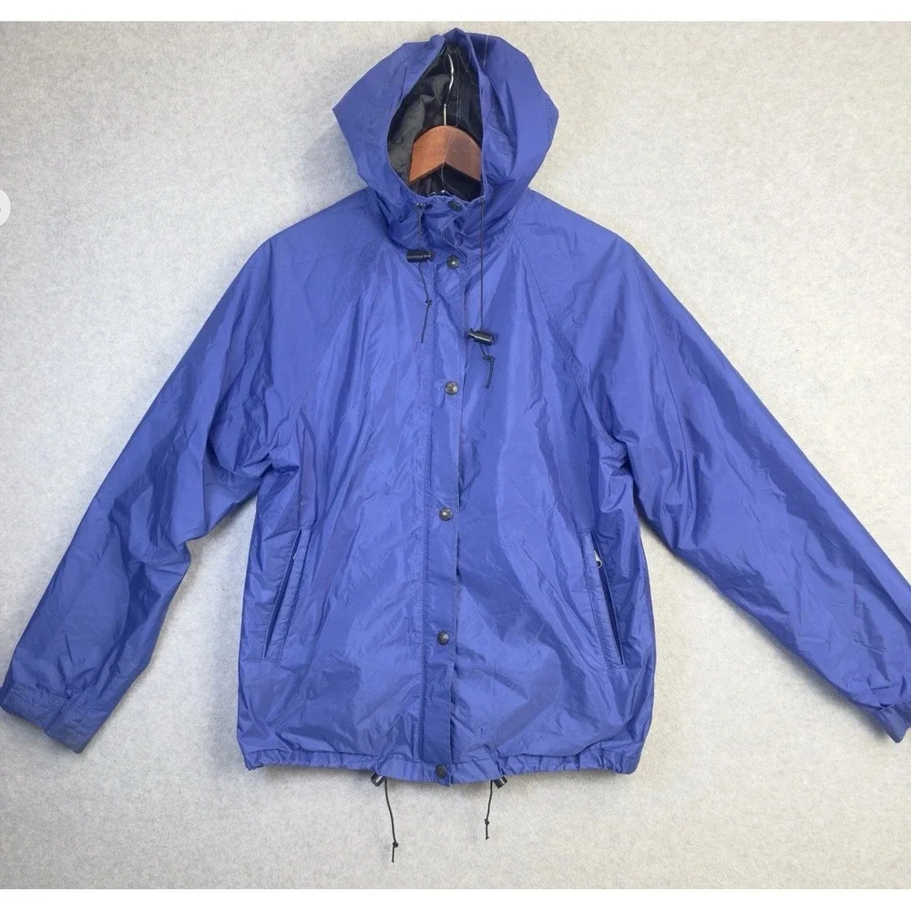 Rare VTG THE NORTH FACE Spell Out Gore-Tex Windbreaker Rain Jacket 80s 90s Sz M‎